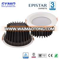 Dimmable 9w/15W/20w/30w/40w/60w black SMD LED Downlight