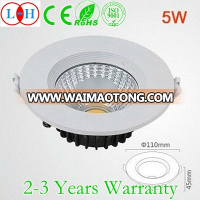 5W COB LED Downlight