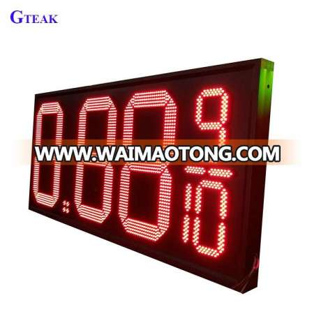 Outdoor waterproof gas station led price sign shenzhen manufacture