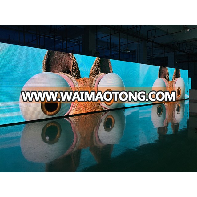 Indoor P4.81 full color rental led display with die-casting cabinet 500x1000 mm